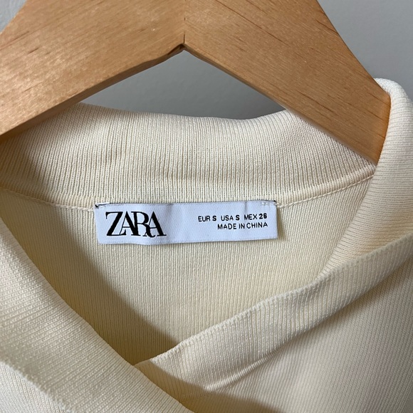 Zara Shoulder Pad Limited Edition Crop - Picture 4 of 4